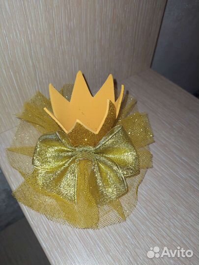 Корона для золотой рыбки, принцессы на зажиме