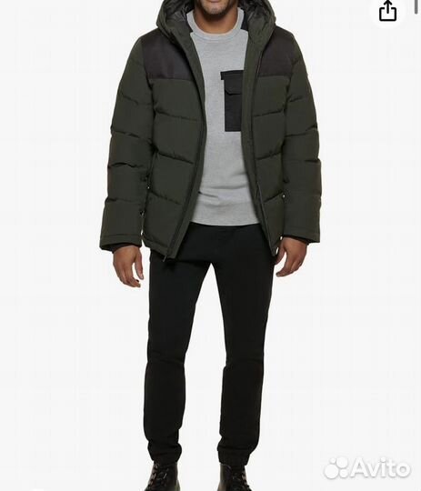 Пуховик мужской новый dkny, размер XS