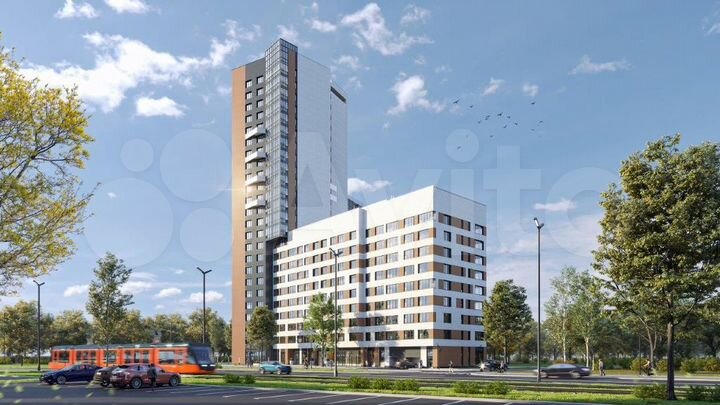 2-к. квартира, 56,8 м², 9/24 эт.