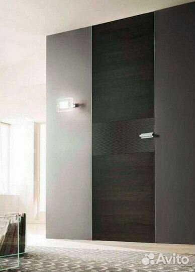 Двери скрытые межкомнатные с отделкой