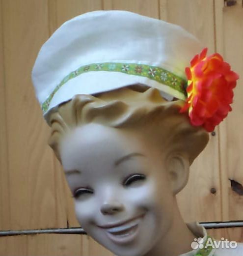 Картуз на мальчика лен