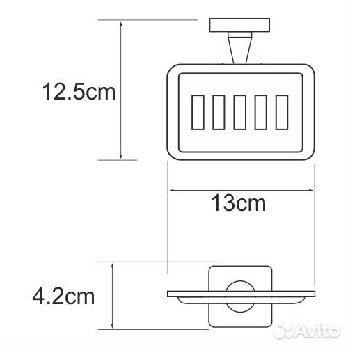 Мыльница решетка wasserkraft Dill K-3969