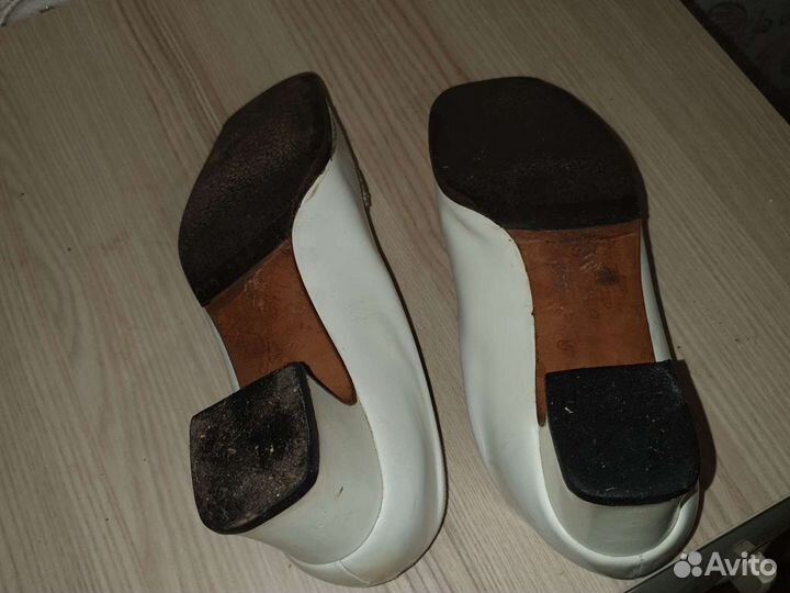 Туфли натуральная кожа 37 винтаж