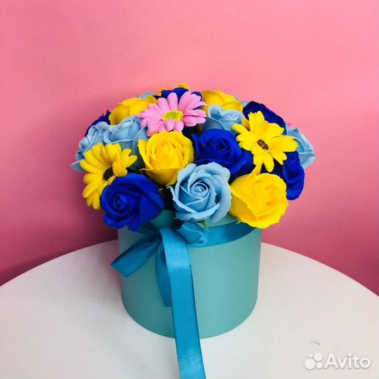 Мыльные розы, произведение - ручная работа