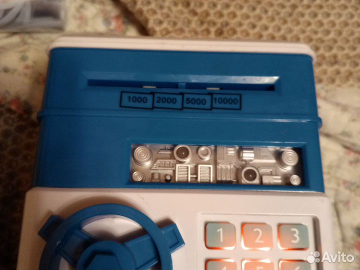 Сейф игровой пластмассовый