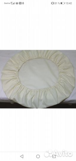 Наматрасник на овальную кроватку, 120*60