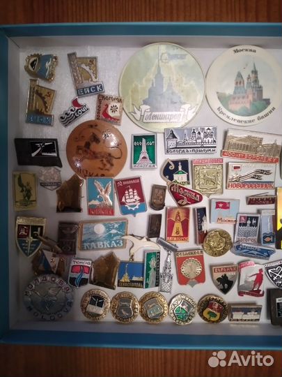 Значки СССР Города 60шт.+