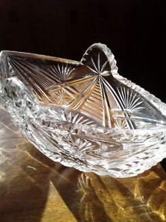 Ваза хрустальная