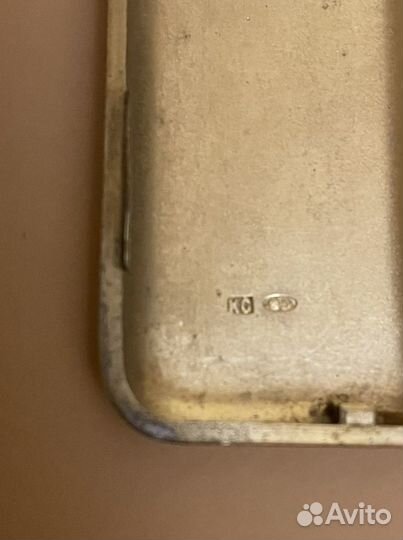 Портсигар серебряный 84 Царская Россия