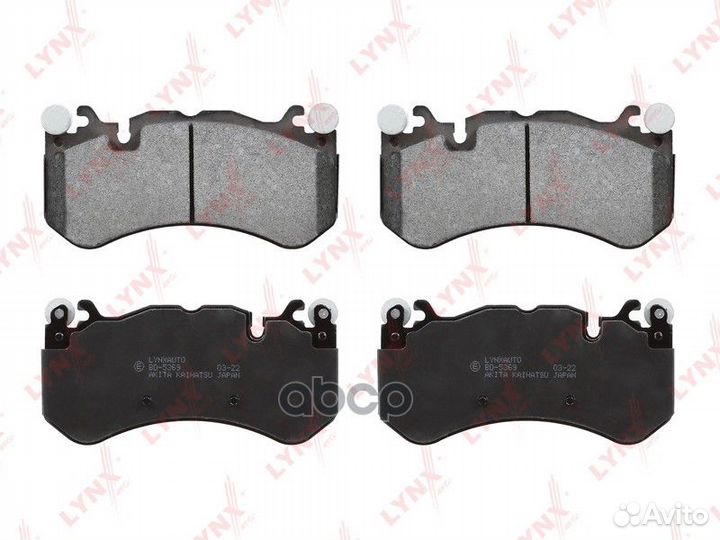 Колодки тормозные дисковые перед BD5369 LYN