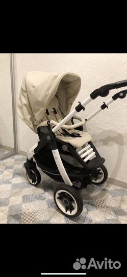 Коляска 2 в 1 teutonia (экокожа)