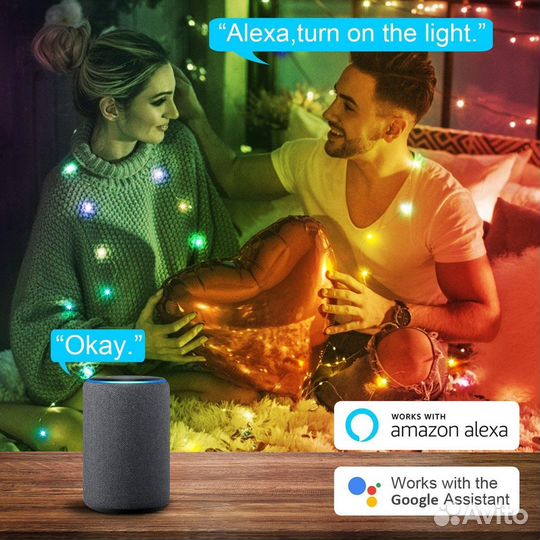 Умная гирлянда светодиодная Орбита OT-HOS13, длина