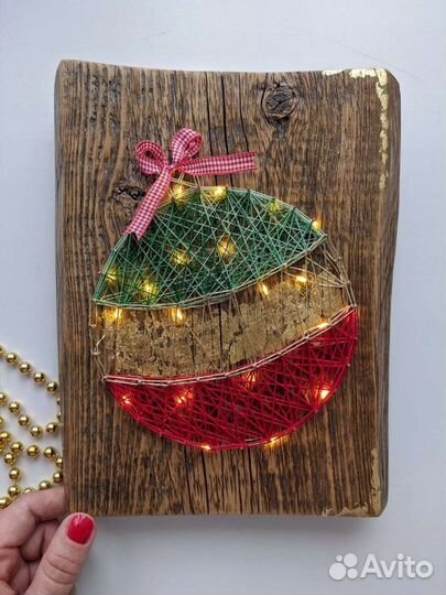 Интерьерное панно-светильник