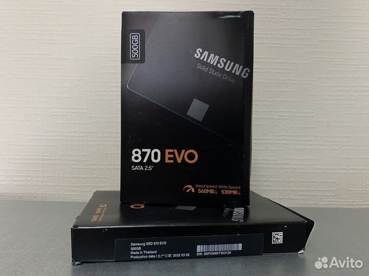 SSD Samsung 870 evo 500gb
