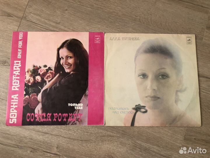 Виниловые пластинки Пугачева, Ротару, Высоцкий
