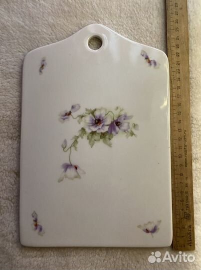 Доска сырная,фарфор царского периода