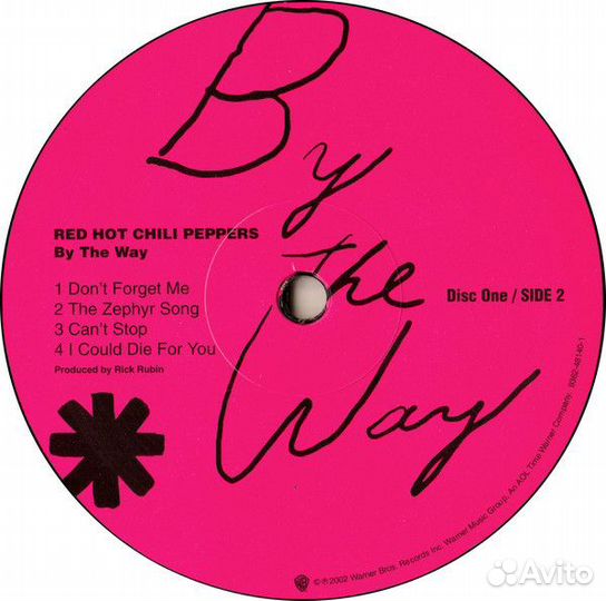 Виниловая пластинка Red Hot Chili Peppers - By The