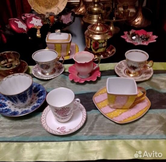 Чайный сервиз, кофейные пары, Чехия, Япония, лфз