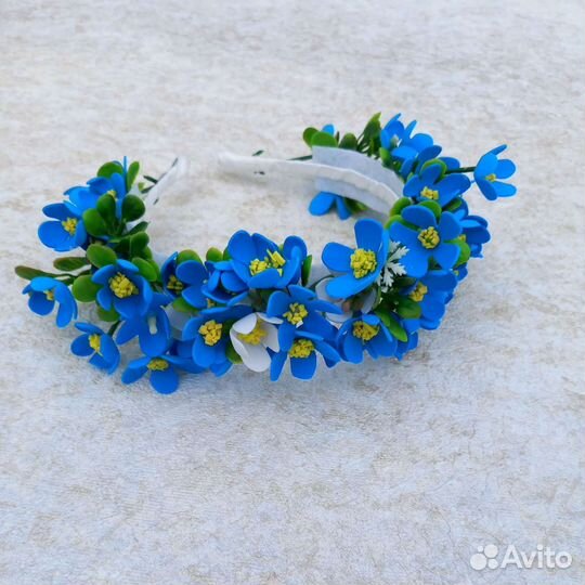 Ободок из незабудок