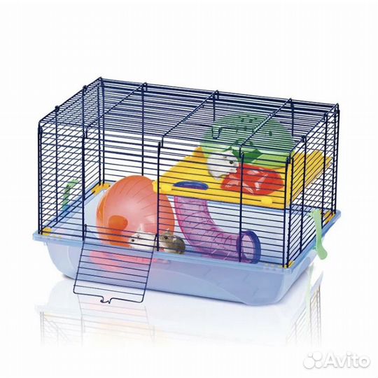 Клетка для хомяка с трубами