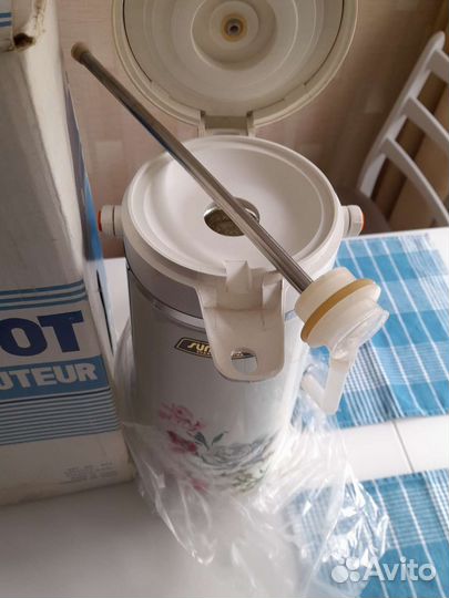 Термос с помпой СССР