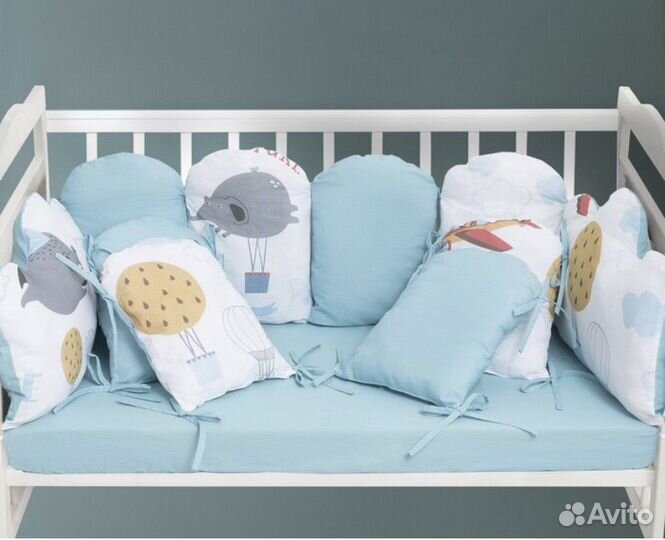 Бортики в кроватку б/у