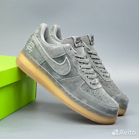 Серые Nike Air Force 1