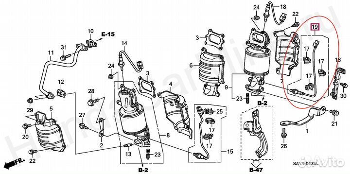 Лямбда зонд 36542r70a01 J35