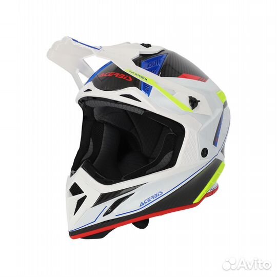 Эндуро Шлем Acerbis Steel Carbon white/black v24