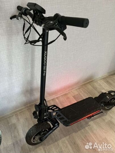 Электросамокат Kugoo G2 Pro пробег 110 км