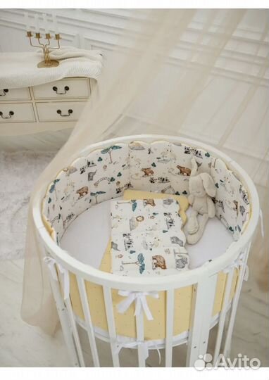 Бортики в кроватку новые