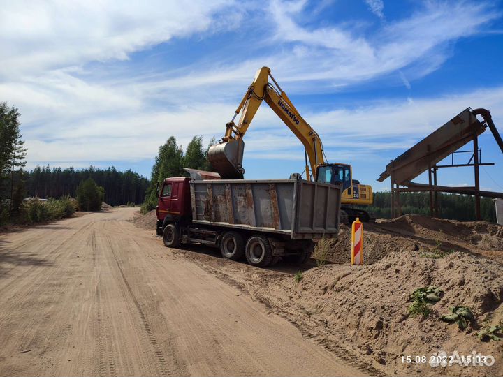 Песок,щебень,грунт доставка