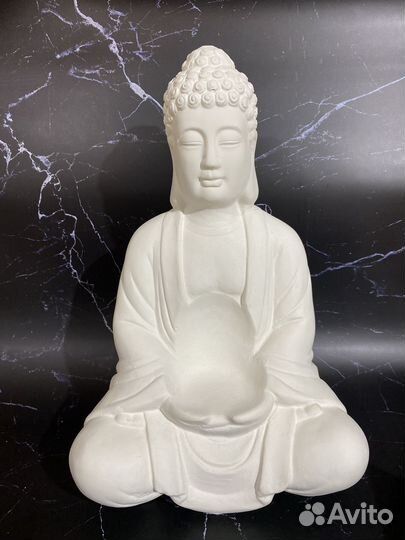 Будда подсвечник гипс 38 см