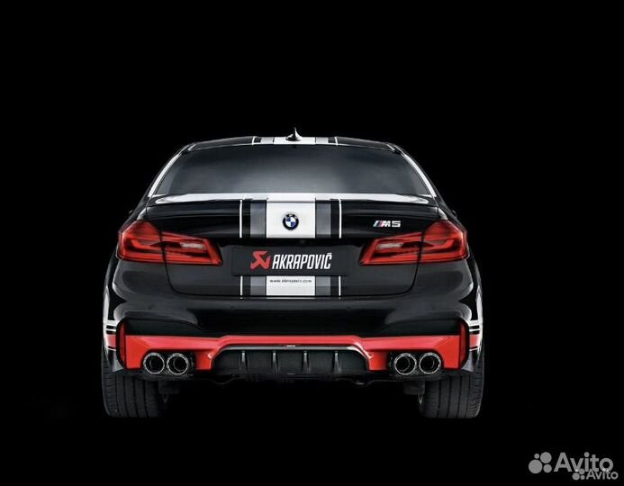 Выхлопная система akrapovic для bmw m5 f90