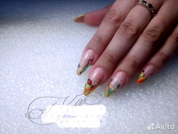 Наращивание Моделирование ногтей Педикюр