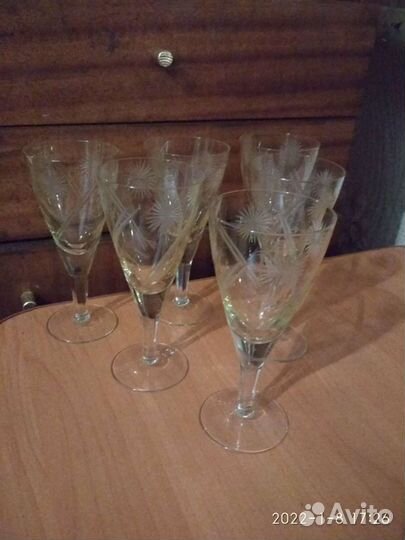 Фужеры хрусталь СССР