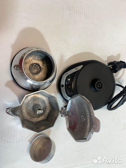 Гейзерная кофеварка электрическая bialetti Moka Ti