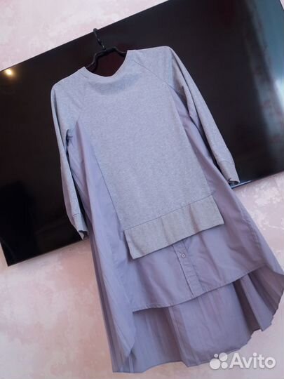 Италия.Ж'енское платье-свитер 46-48 р