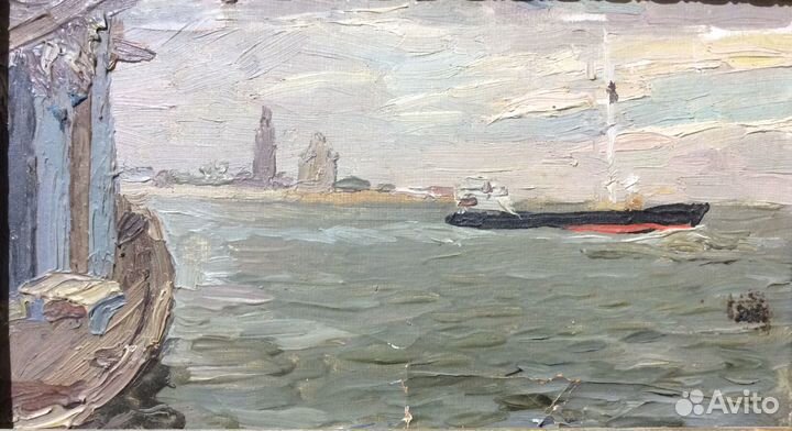 Картина. Волга под Астраханью. Кузнецов-Волжский М