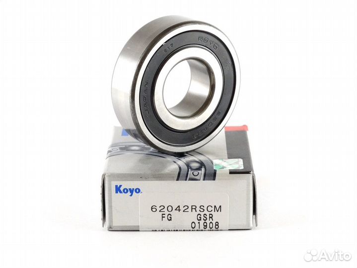 Подшипник 6204 2RS 20x47x14, 62042rscm