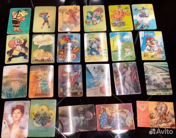 Переливные календарики СССР