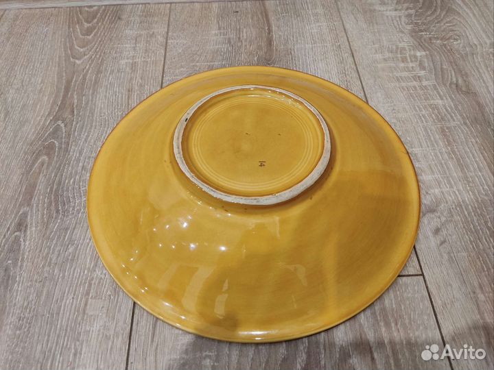 Блюдо фаянсовое, СССР, зик