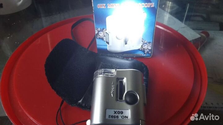 Микроскоп mini 60 Х с подсветкой