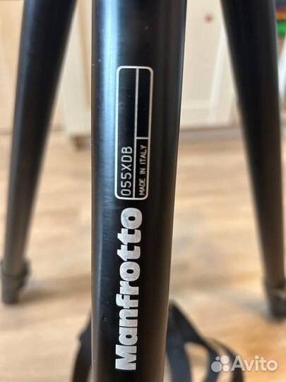 Штатив Manfrotto 055XDB+голова 804RC2