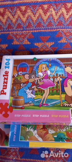 Пазлы много