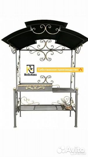 Кованый мангал для дачи
