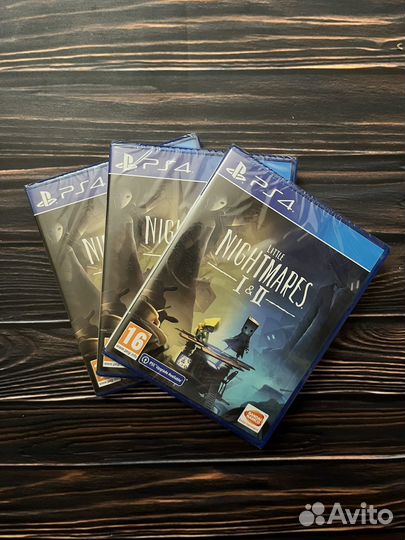 Little nightmares 1 + 2 ps4 диск