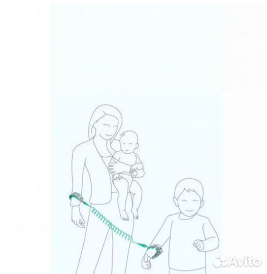 Вожжи для ребенка. Поводок. Двойни