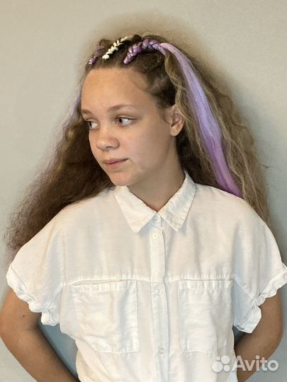 Плетение кос с канекалоном