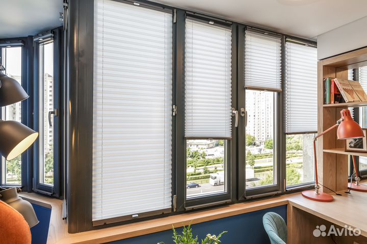 Плиссе и гофре шторы моторзированные